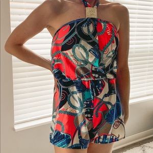 Bright colorful romper